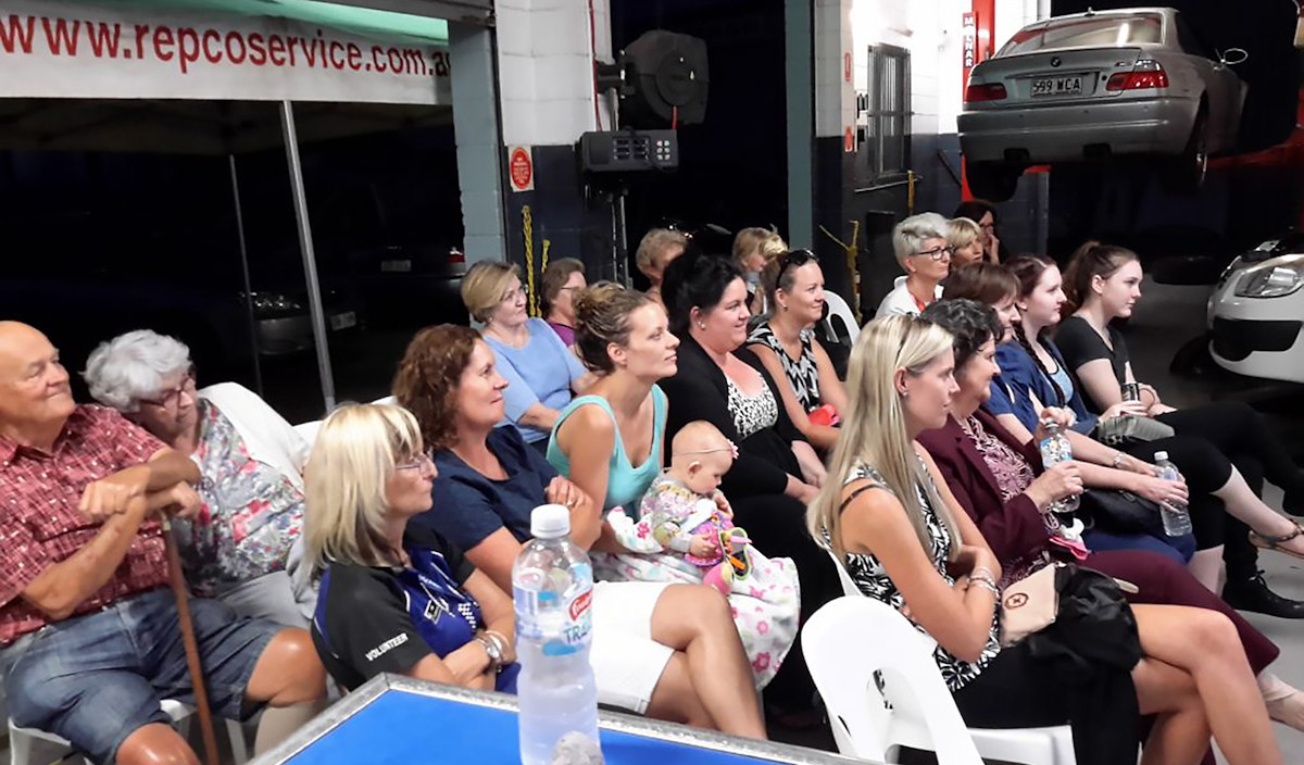 ‘Women behind the wheel’ drew a good crowd